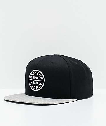 vans snapback mujer gris