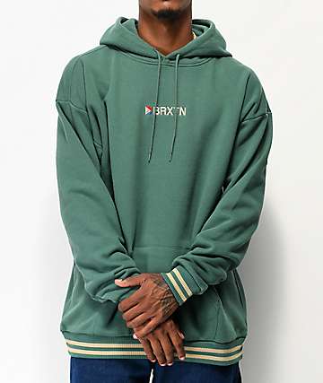 pine green hoodie mens