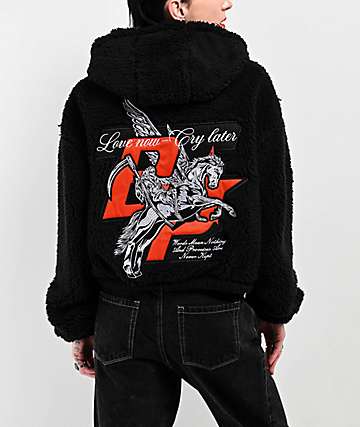 Broken Promises x Santa Cruz Smother Black Hoodie | Zumiez
