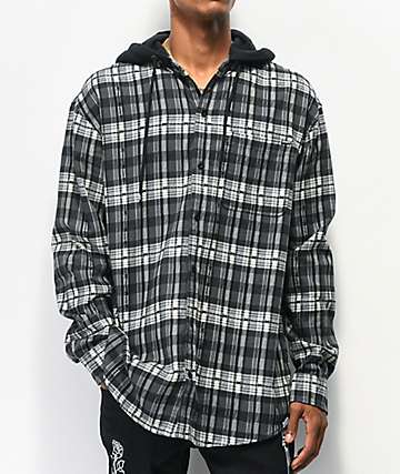 camisa con capucha hombre