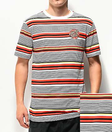 santa cruz ogsc striped long sleeve polo