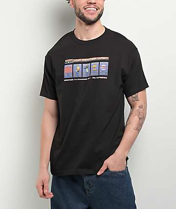 【BRONZE 56K】 BRONZE & MILD (NAVY) Bronze 56K Dog Gang Navy T-Shirt | Zumiez