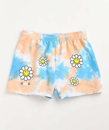 By Samii Ryan x Smiley One Of Those Days Tie Dye Sweat Shorts
