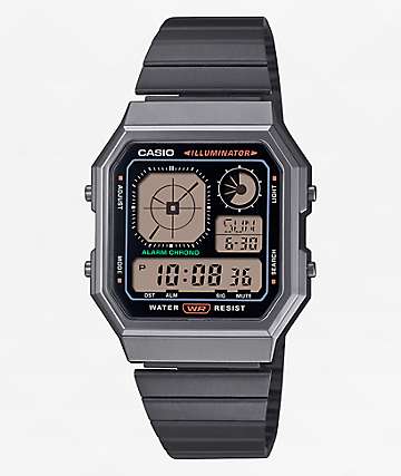 Casio A159WGEA-1VT Vintage Black & Gold Watch | Zumiez