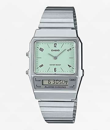 Casio A120WE-1AVT Vintage Silver Digital Watch | Zumiez