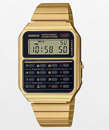 White calculator watch clearance