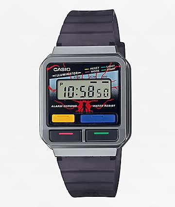 Casio silver watch outlet at game