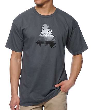 Casual Industree Johnny Tree Rainier camiseta color carbón