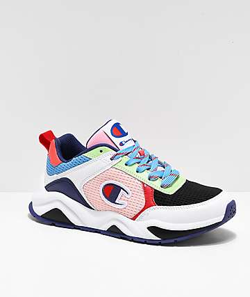 champion shoes pink and blue