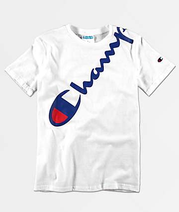 camiseta champions blanca