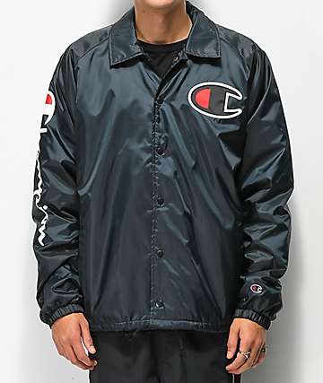 champion c logo sherpa lined jacket
