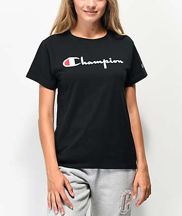 black champion shirt womens