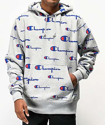 Champion Hoodie Written All Over Factory Sale, 51% OFF | www 