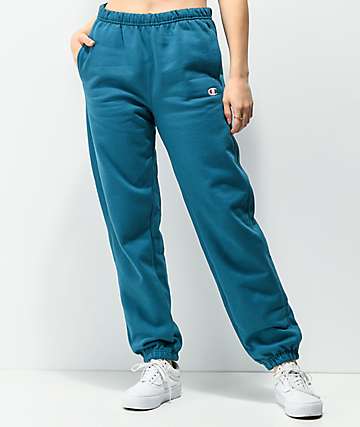 champion joggers green