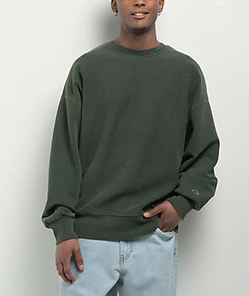 Champion Reverse Weave Small C Boyfriend Black Hoodie | Zumiez
