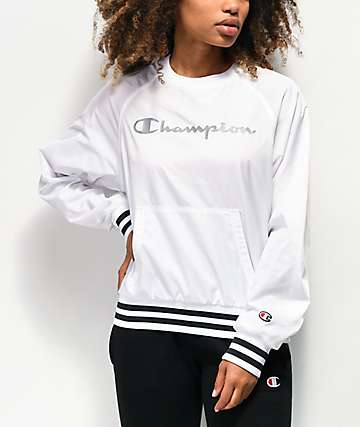 ladies white champion sweatshirt