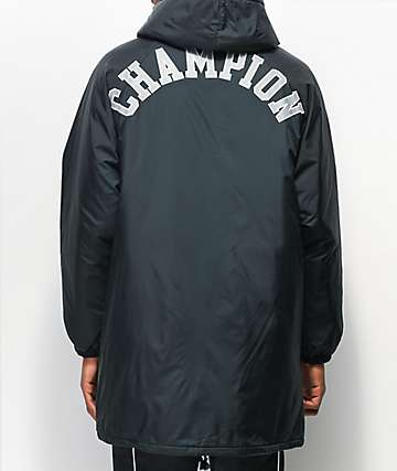 champion black puffer coat