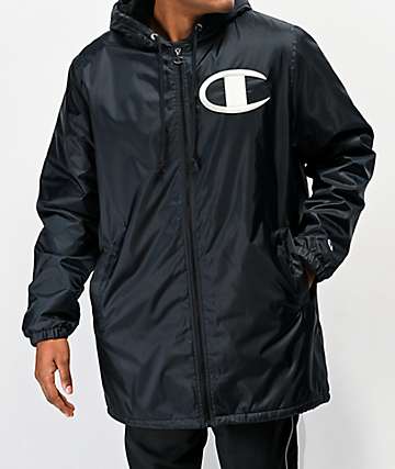 Champion Sideline Black Puffer Jacket 