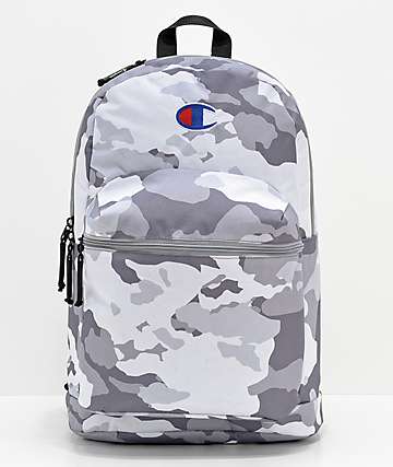 Champion Supercize Grey Camo Backpack 