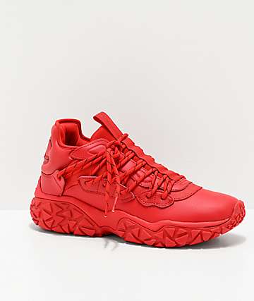 champion shoes all red