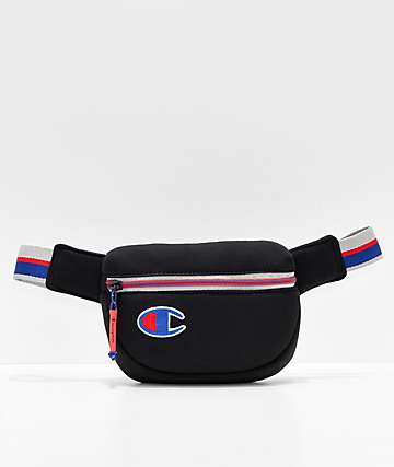 black and gold champion fanny pack