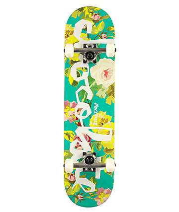 Chocolate Stevie Floral Chunk 7.75" Skateboard Complete