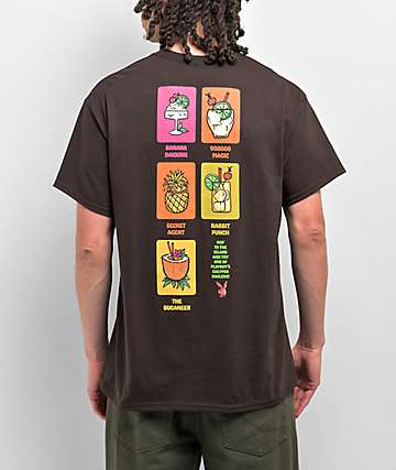 海外【COLOR BARS x Playboy】 Ace Of Spades Mens Boxy Tee Color Bars x Playboy Ace Of Spades Cream T-Shirt | Zumiez