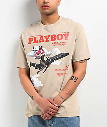 Color Bars X Playboy Ace Of Clubs Sand T-Shirt | Zumiez