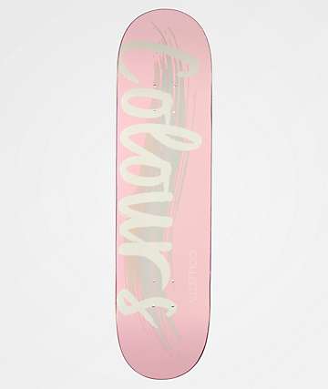 Colours Collectiv Logo 8.0" Salmon Skateboard Deck