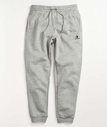 converse grey sweatpants