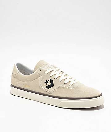 Converse Chuck Taylor All Star Pro Hi Black & White Suede Skate Shoes