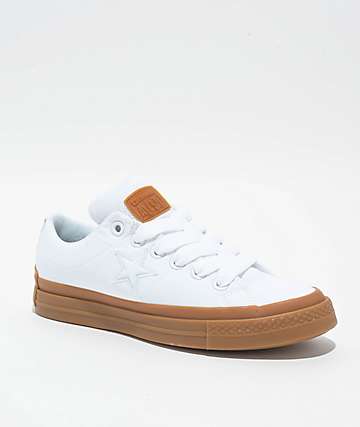 Converse AS-1 Pro White & Black Skate Shoes | Zumiez