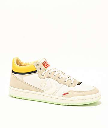 RS BEIGE, 6123631 Converse One Star Pro Nubuck Warm Tan & Egret Skate Shoes