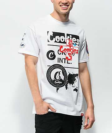 Zumiez, Shirts, Zumiez Cookies Con Safos Flag Grey Tshirt Size L