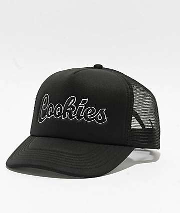 Cookies 米国人大人気 キャップ CKS x ローリングストーンズ Cookies x The Rolling Stones High Crown Black Snapback Hat