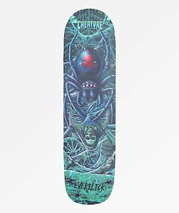 Creature Haunted Webs Everslick 8.59" Skateboard Deck