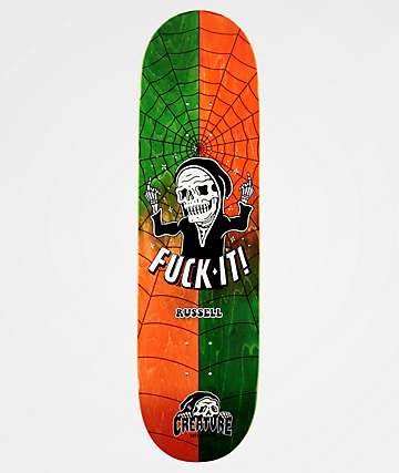 Creature x Lurking Class By Sketchy Tank Russell Skate-Moji 8.5" Skateboard Deck