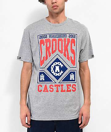 Crooks & Castles Crooks Logo Black T-shirt | Zumiez