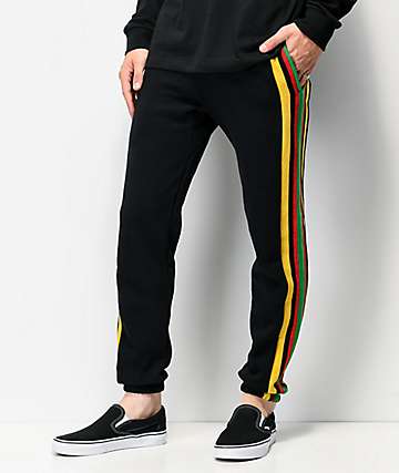 Cross Colours Stripe Logo jogger pantalones deportivos