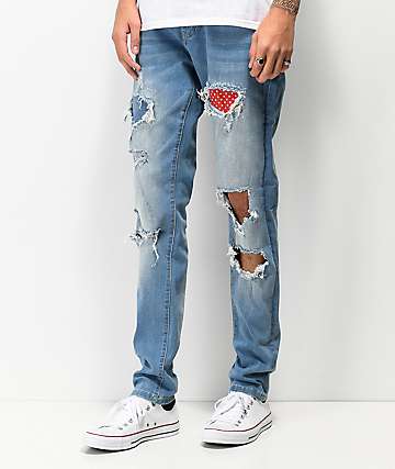 zumiez biker jeans