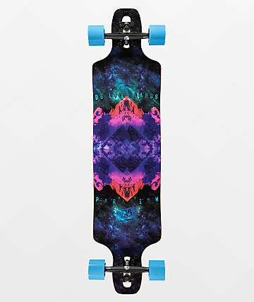 Big Bang Boards® Nebula Longboard – Drop Through Design – Adultes – Enfants  – Garçons