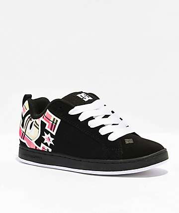 DC Versatile Le Black, Blue, & White Skate Shoes