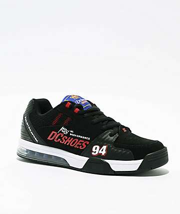 DC Court Graffik Black & Paisley Skate Shoes