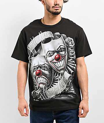 DGA Tears Of A Clown Black T-Shirt | Zumiez