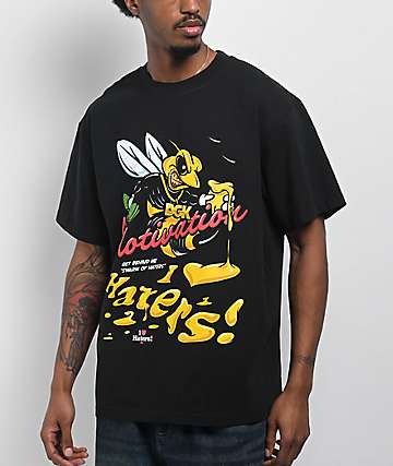 DGK Get Behind Me Heavyweight Vintage Black T-Shirt - 