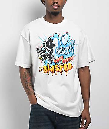 DGK Get Blasted Heavyweight White T-Shirt - 