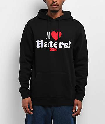 DGK I Love Haters Black Hoodie - 