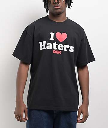 DGK I Love Haters Heavyweight Vintage Black T-Shirt - 