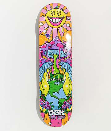 DGK Skateboard Deck Sunburst 8.25" with Grip 