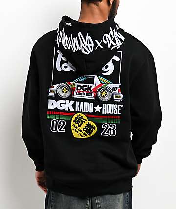 DGK x Kaido House Torque Black Hoodie - 